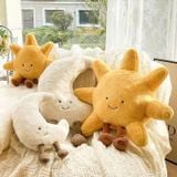  Gối Nhồi Bông Hình Mặt Trời Và Mặt Trăng 
