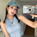  Áo Tank Top Dáng Cropput Có Mút 