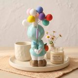  Tượng Chú Thỏ Dễ Thương Cầm Bóng Bay 