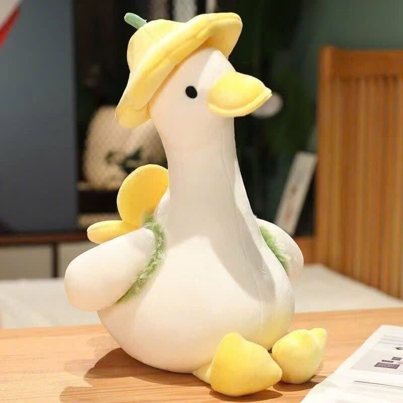  Gấu Bông Vịt Đáng Yêu Đội Mũ 