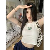  Áo Tank Top Dáng Cropput Có Mút 