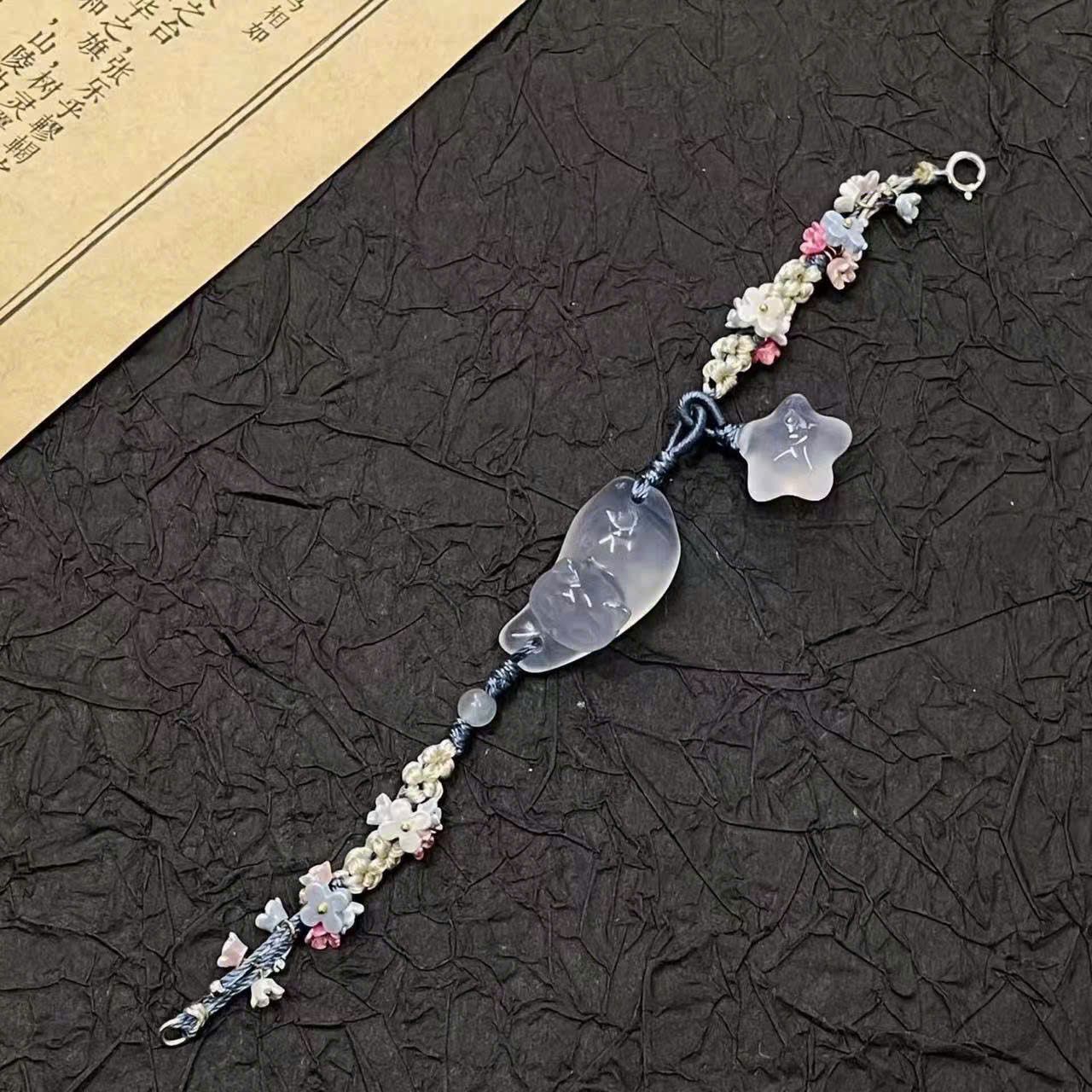  Vòng Tay Dệt Mèo Ngôi Sao Nhỏ Osmanthus 