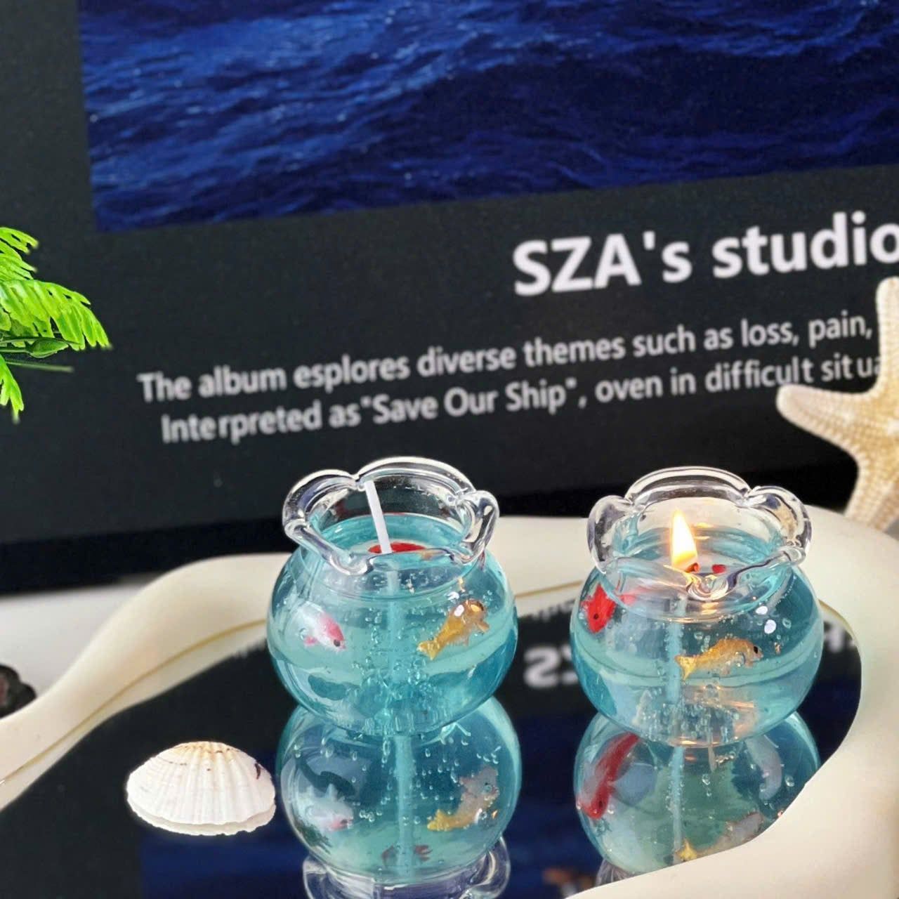  Nến Thơm Bể Cá Siêu Dễ Thương 