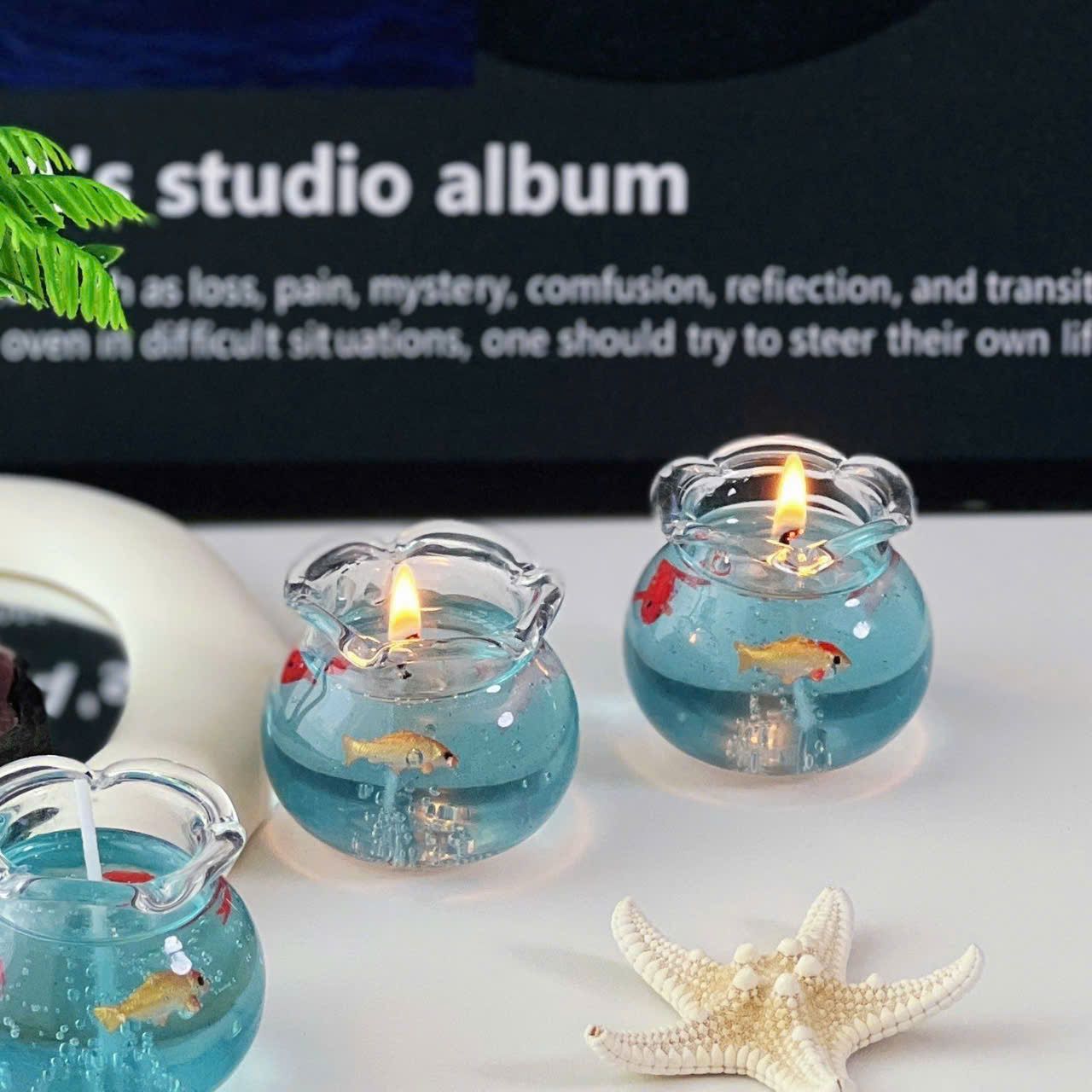  Nến Thơm Bể Cá Siêu Dễ Thương 