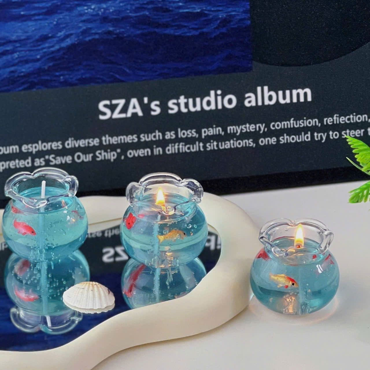  Nến Thơm Bể Cá Siêu Dễ Thương 