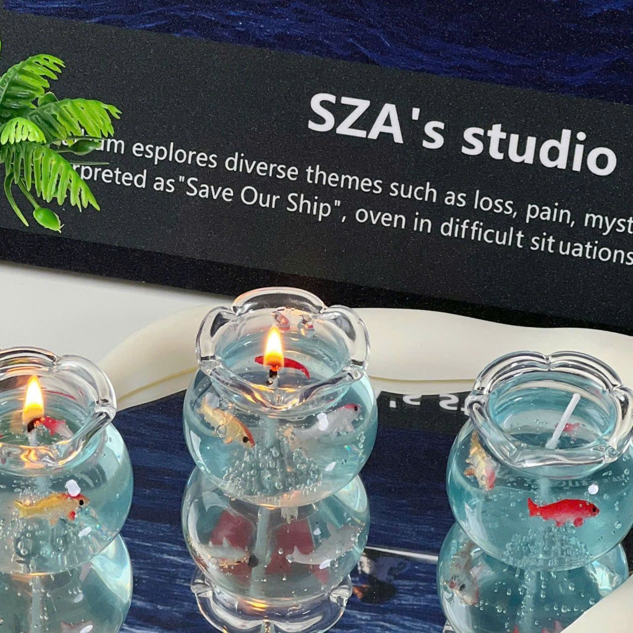  Nến Thơm Bể Cá Siêu Dễ Thương 