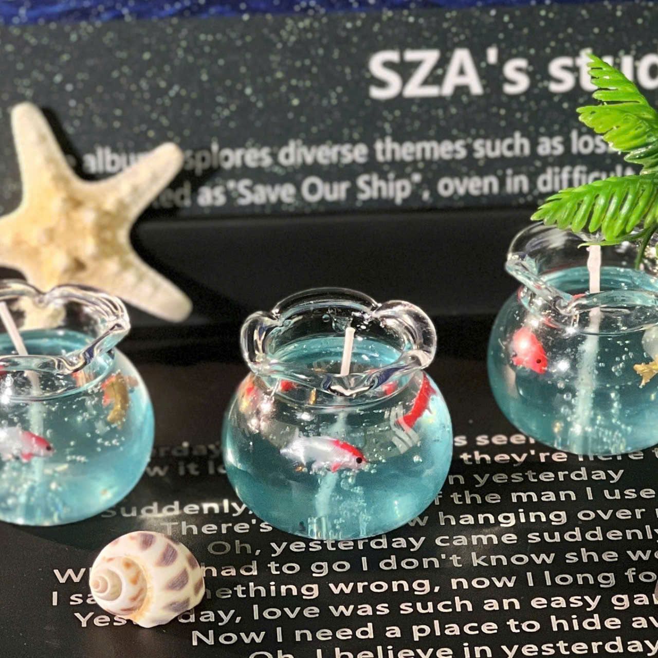  Nến Thơm Bể Cá Siêu Dễ Thương 