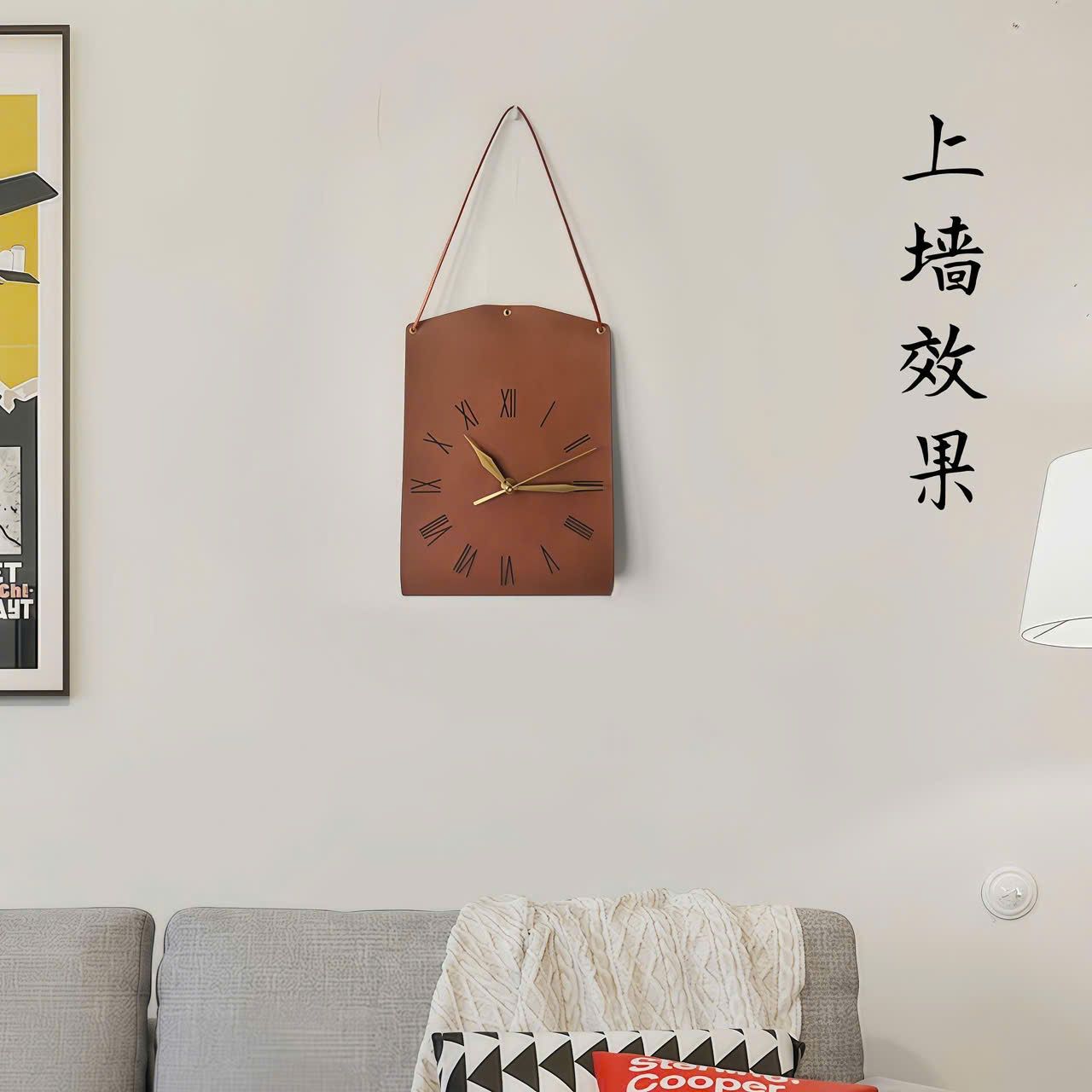  Đồng Hồ Da Treo Tường Decor 