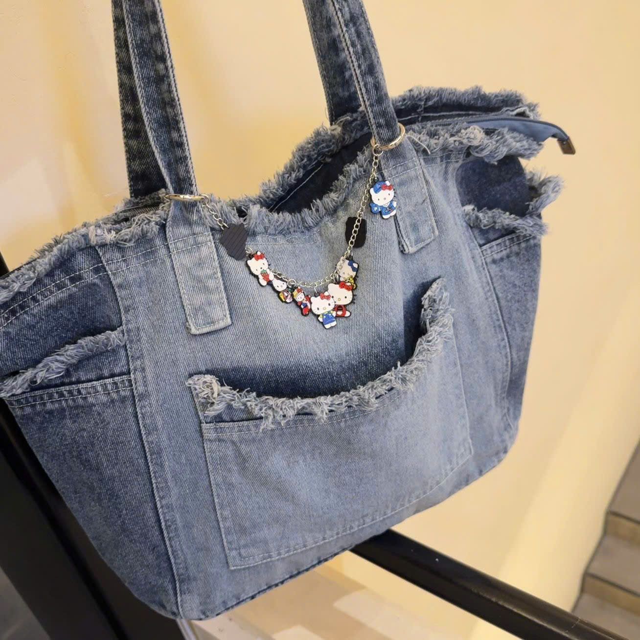  Túi Đeo Vai Nữ Vải Jean 