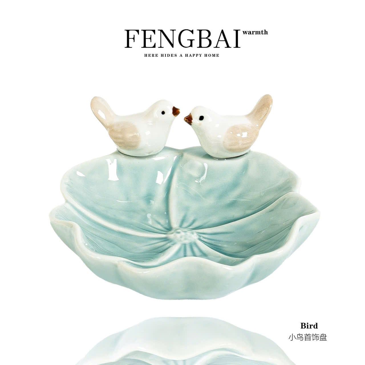  Dĩa Sứ Đôi Chin Đựng Trang Sức 