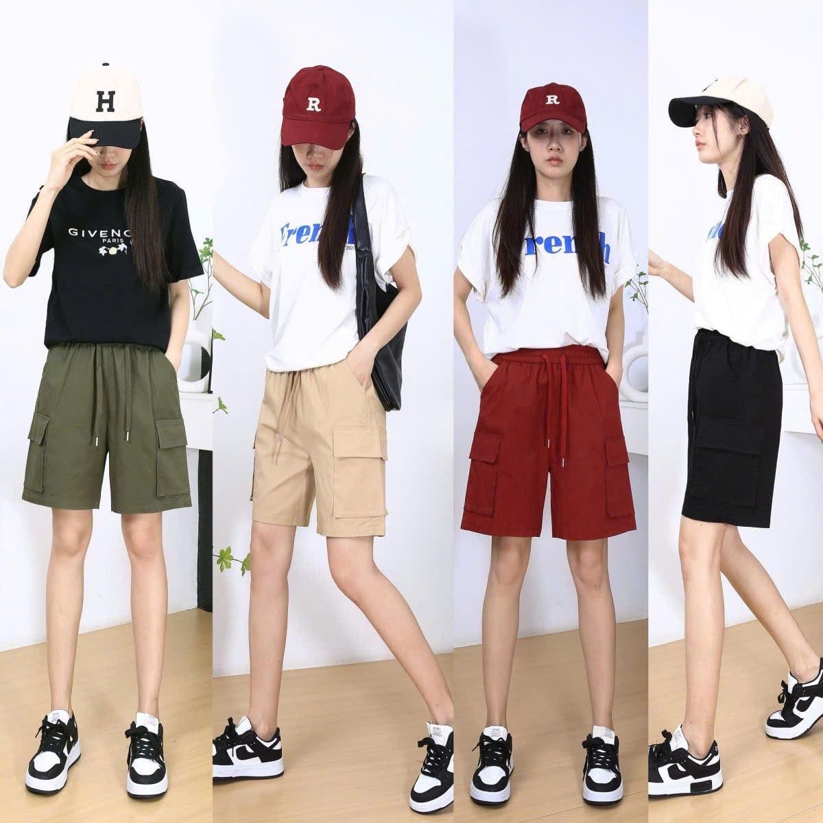  Quần Short Lửng Túi Hộp Thời Trang 