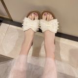  Dép Lê Quai Ngang Hở Ngón Ngọc Trai 