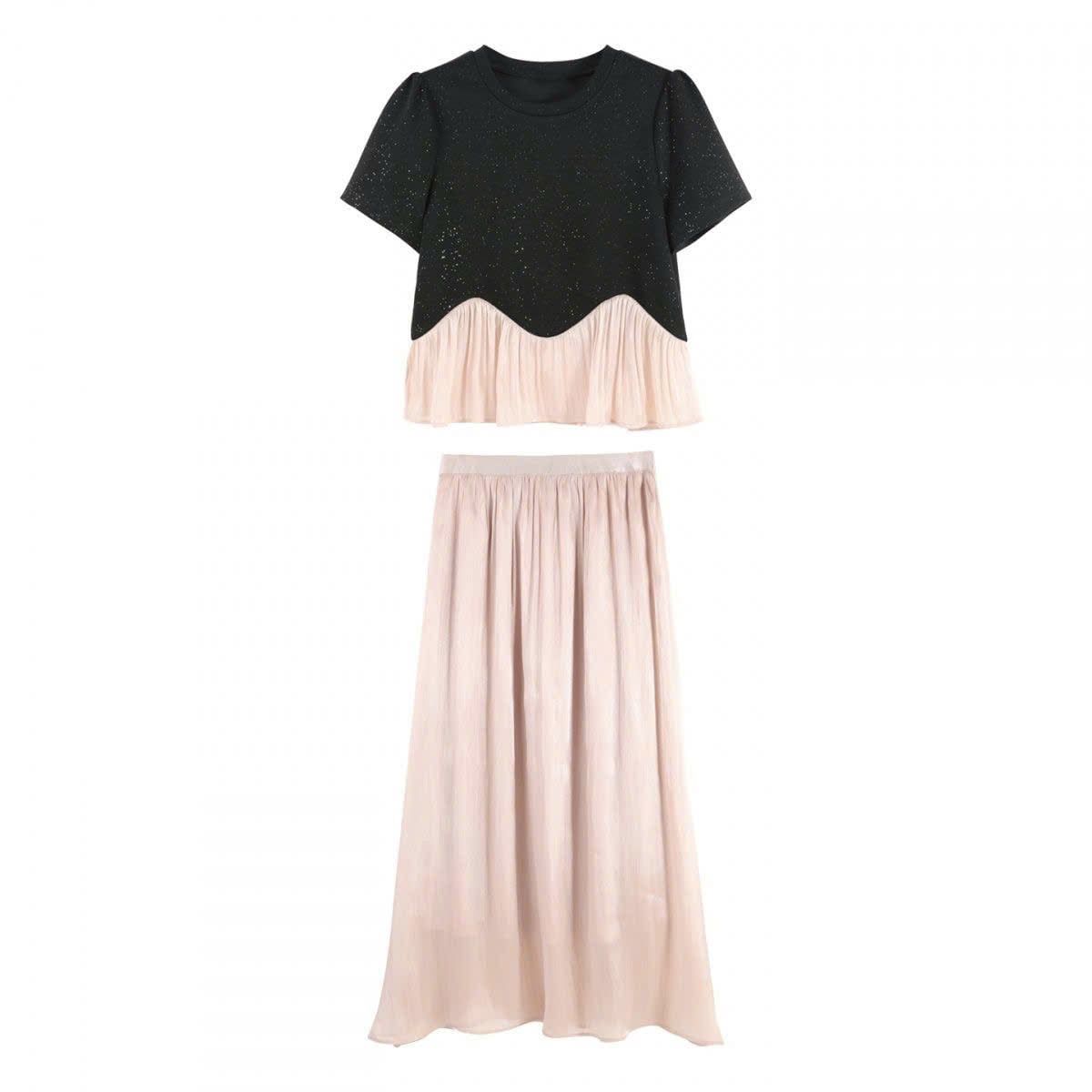  Set Áo + Chân Váy Dài 