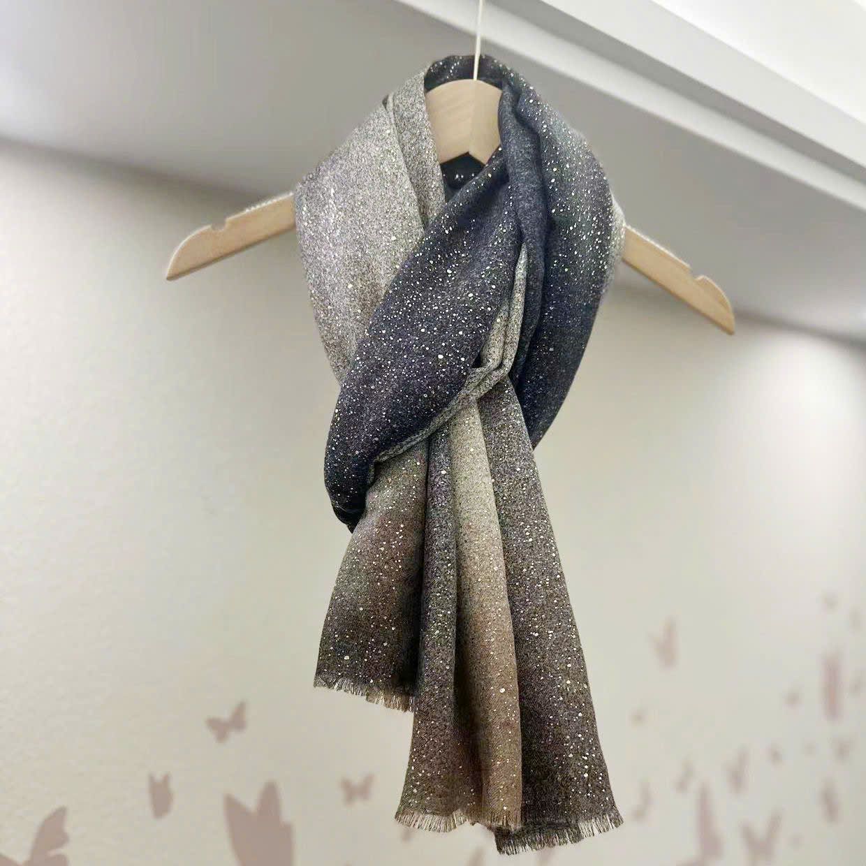  Khăn quàng cổ nữ cotton bling bling 