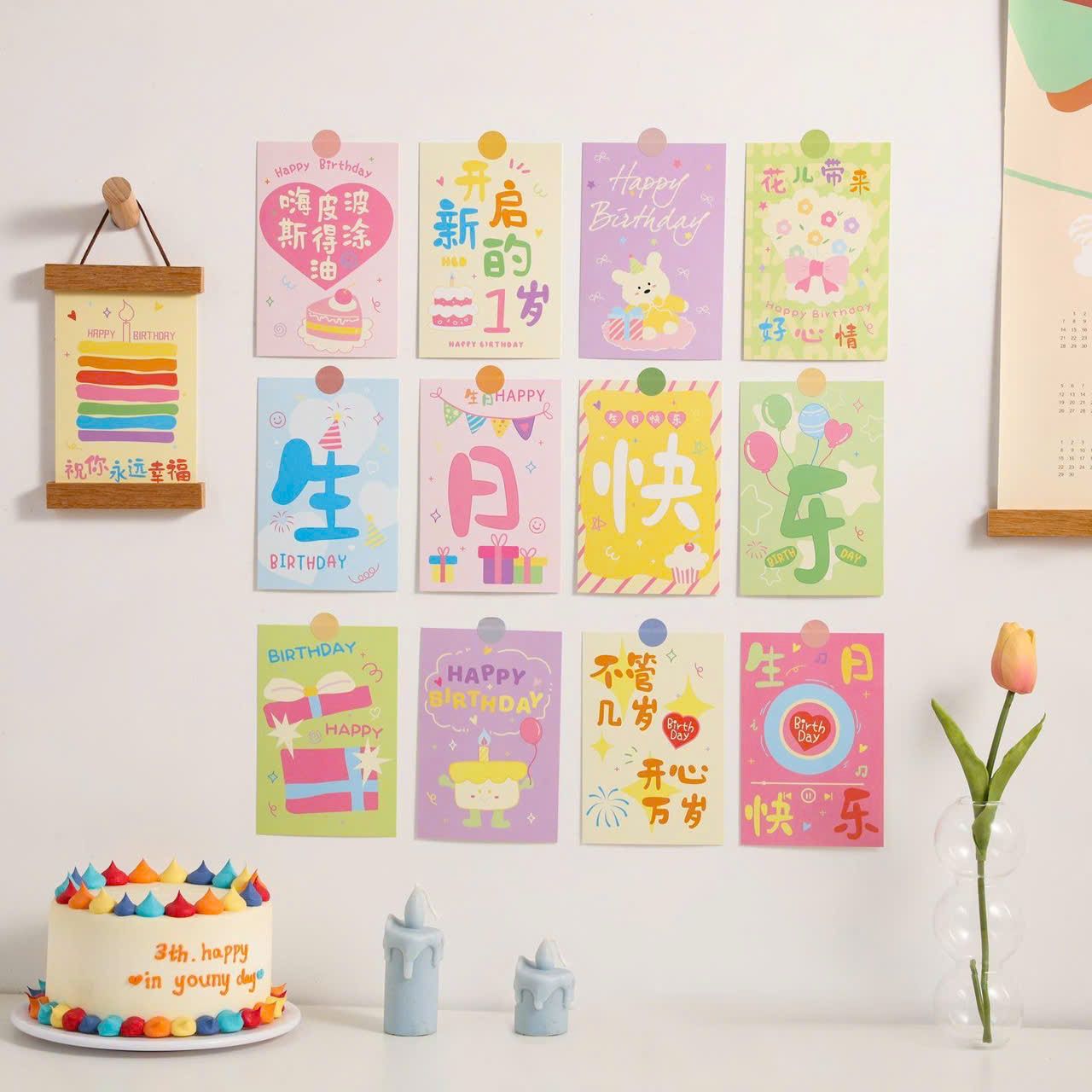  Thiệp Trang Trí Sinh Nhật 