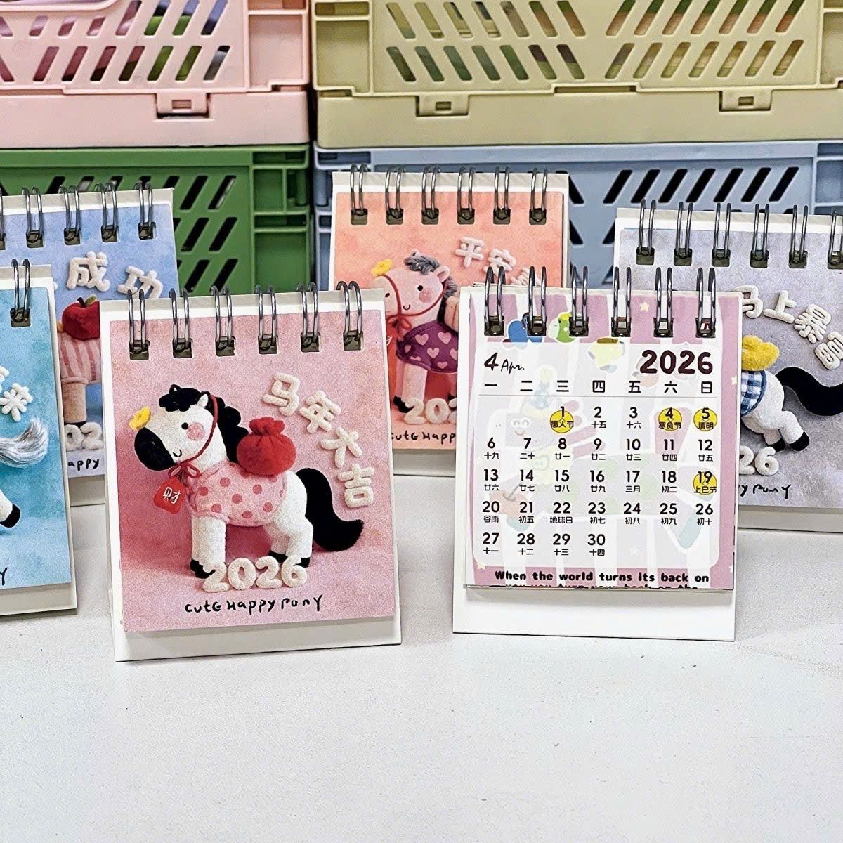  Lịch Để Bàn Năm Mới 2026 