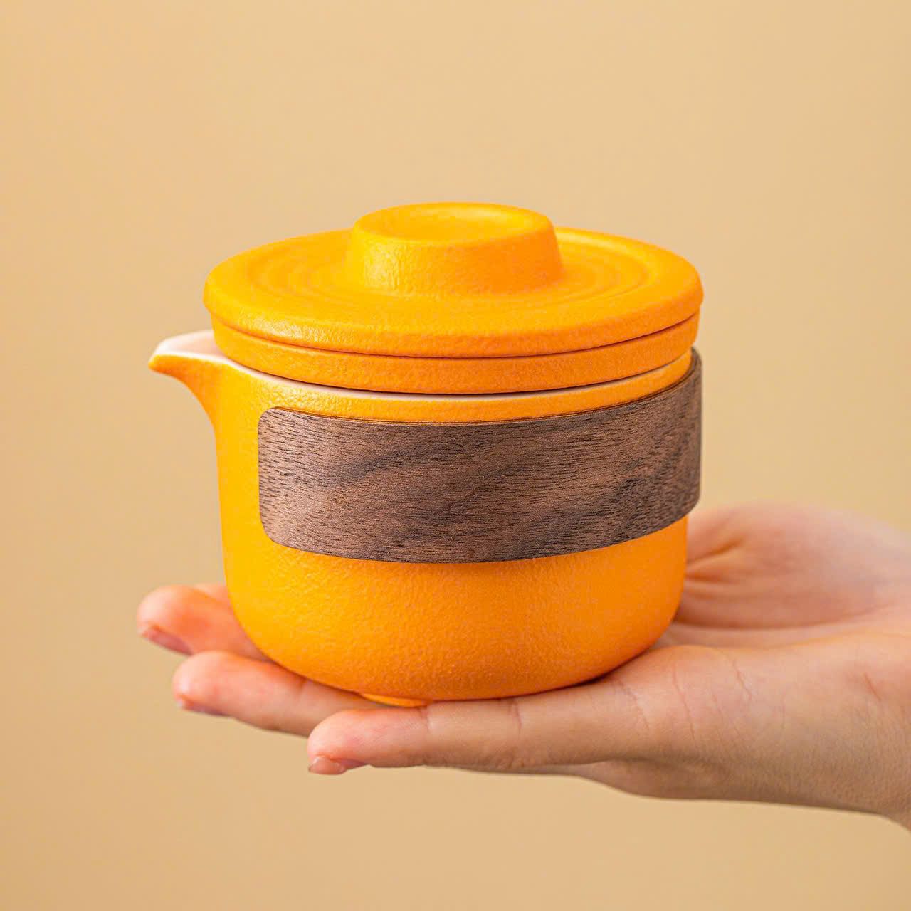  Bộ Ấm Trà 2 Ly  Du Lịch Có Lọc 