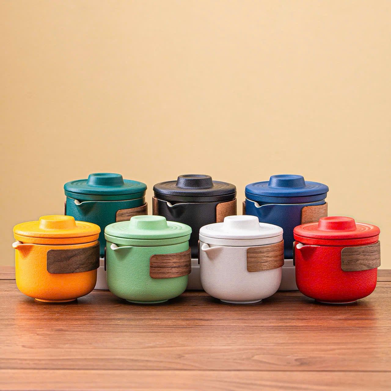  Bộ Ấm Trà 2 Ly  Du Lịch Có Lọc 