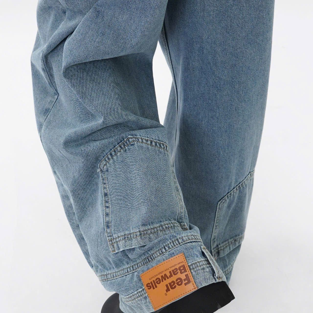  Quần Jeans Ống Túi Ngược 