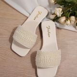  Dép Bệt Quai Ngang Trân Châu Nữ 