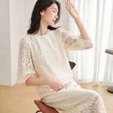  Set Áo + Chân Váy Ren 