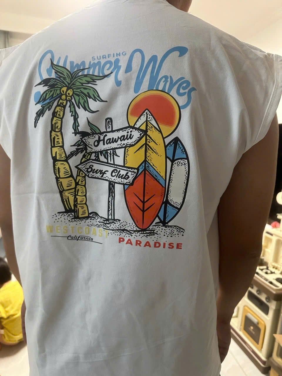  Áo Tank Top Nam Mùa Hè Không Tay 