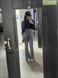  Áo hoodie Dài Tay Dài Lệch Vai 