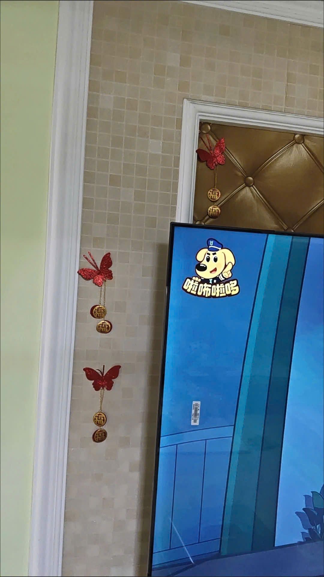  Cánh Bướm Đỏ Kim Tuyến Trang Trí 