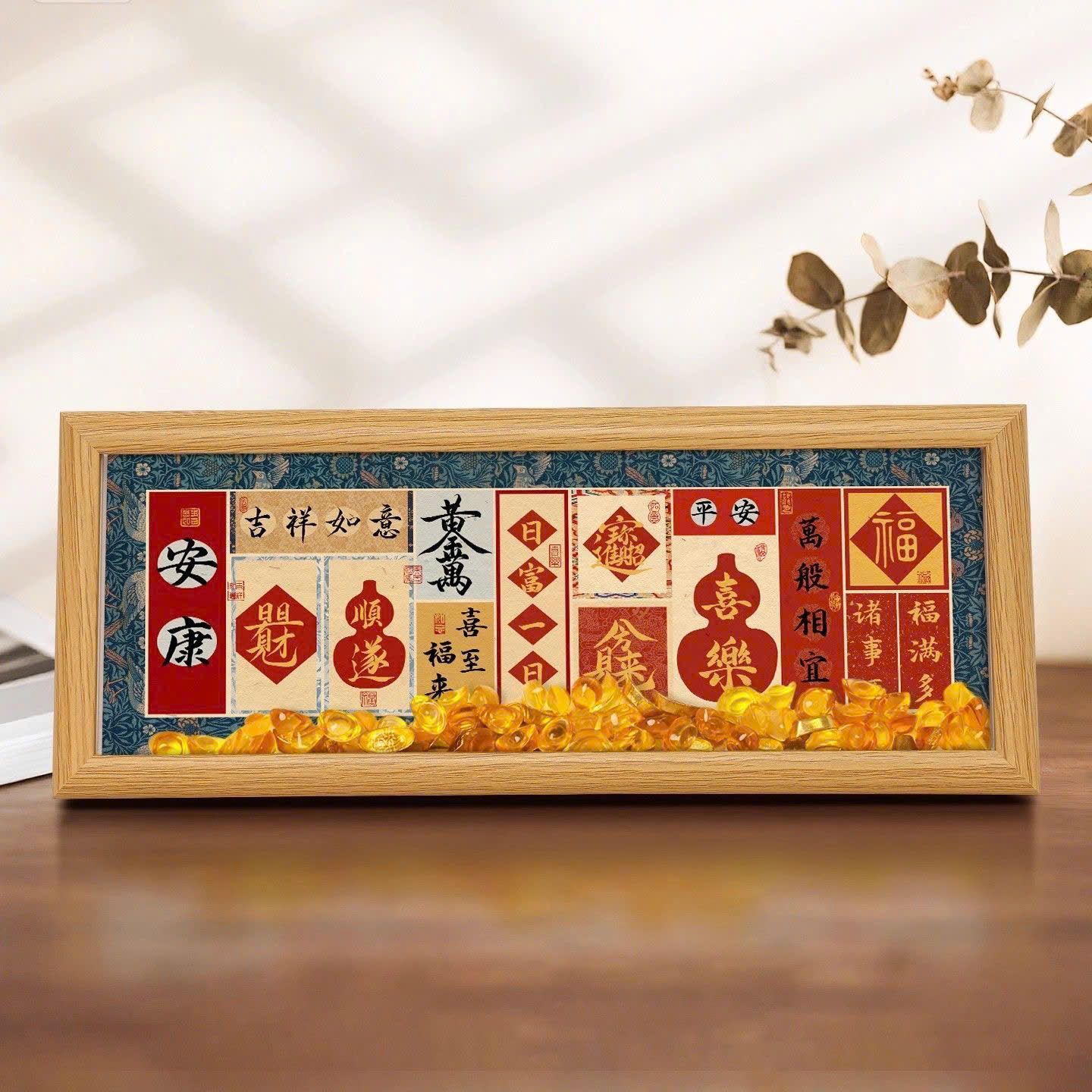  Khung Tranh Mini Trang Trí Chiêu Tài 