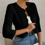  Áo Khoác Nữ Thắt Eo Viền Sóng 