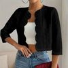 Áo Khoác Nữ Thắt Eo Viền Sóng