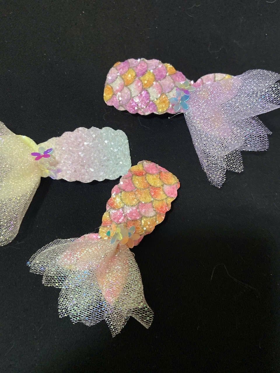  Set 6 Kẹp Tóc Đuôi Cá Dễ Thương 