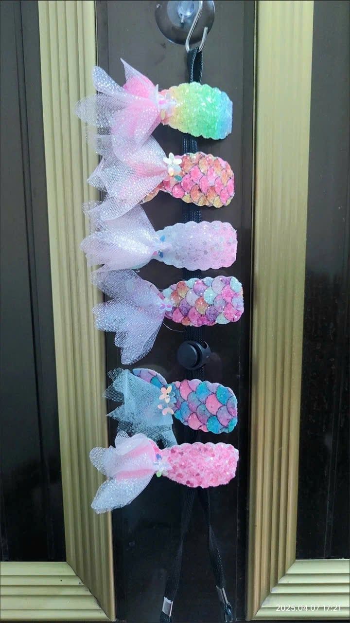  Set 6 Kẹp Tóc Đuôi Cá Dễ Thương 