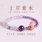  Vòng Tay màu Tím Có Charm 