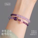  Vòng Tay màu Tím Có Charm 