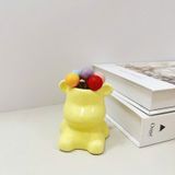  Gấu Sứ Đựng Đĩa Ăn Hoa Quả 