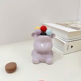  Gấu Sứ Đựng Đĩa Ăn Hoa Quả 