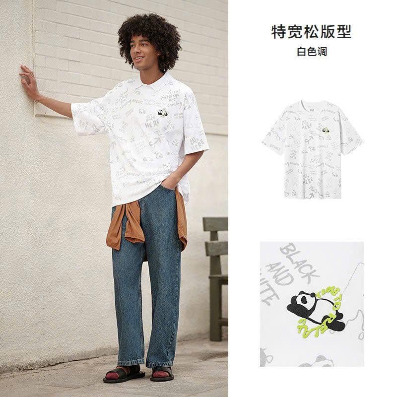  Áo Thun Unisex Mùa Hè Tay Lỡ 