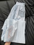  Quần Nữ Ống Suông Viền Ren 