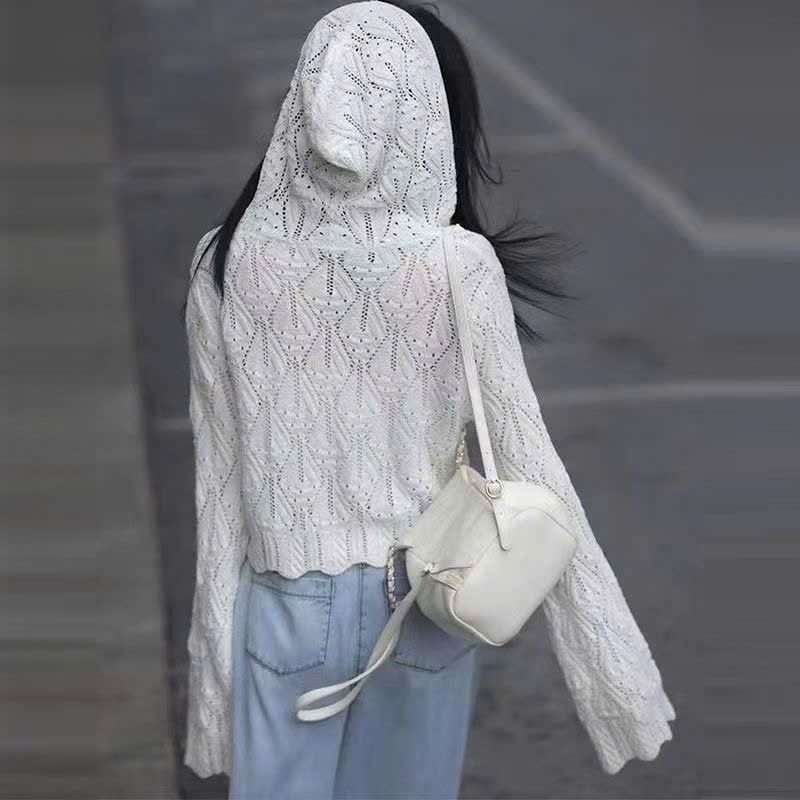  Áo Khoác Len Nữ Có Mũ 