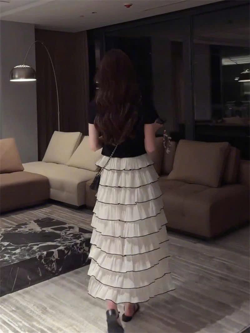  Chân Váy Voan Tầng 