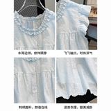  Áo Babydoll Cánh Tiên Cổ Bèo 