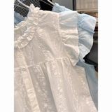  Áo Babydoll Cánh Tiên Cổ Bèo 