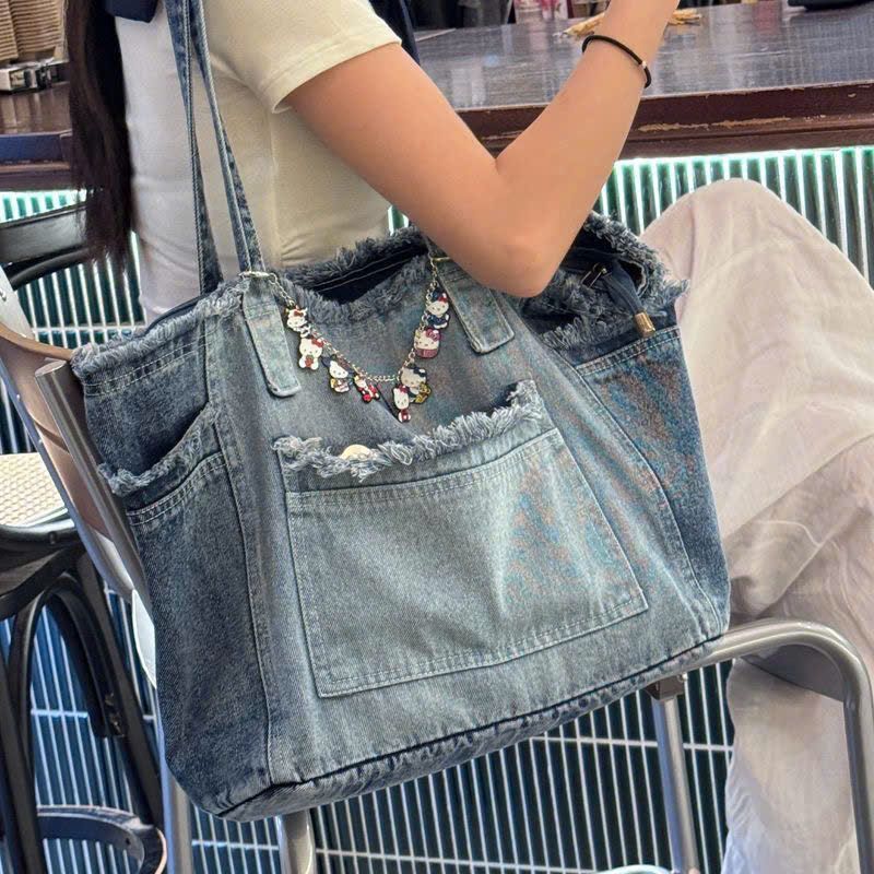  Túi Đeo Vai Nữ Vải Jean 