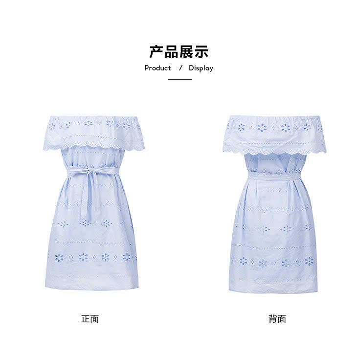  Đầm Sơ Mi Trễ Vai 