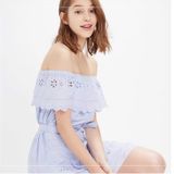  Đầm Sơ Mi Trễ Vai 