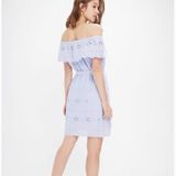  Đầm Sơ Mi Trễ Vai 