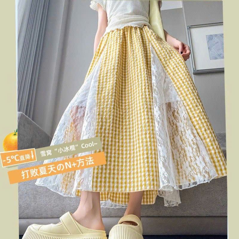  Thời Trang Quảng Châu Chân Váy Ren 