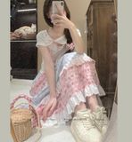  Chân Váy Xếp Ly Dài Nhiều Tầng 