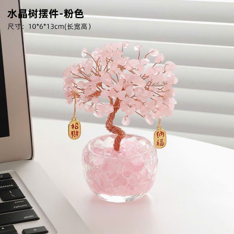  Chậu Cây Đá Thạch Anh Chiêu tài 